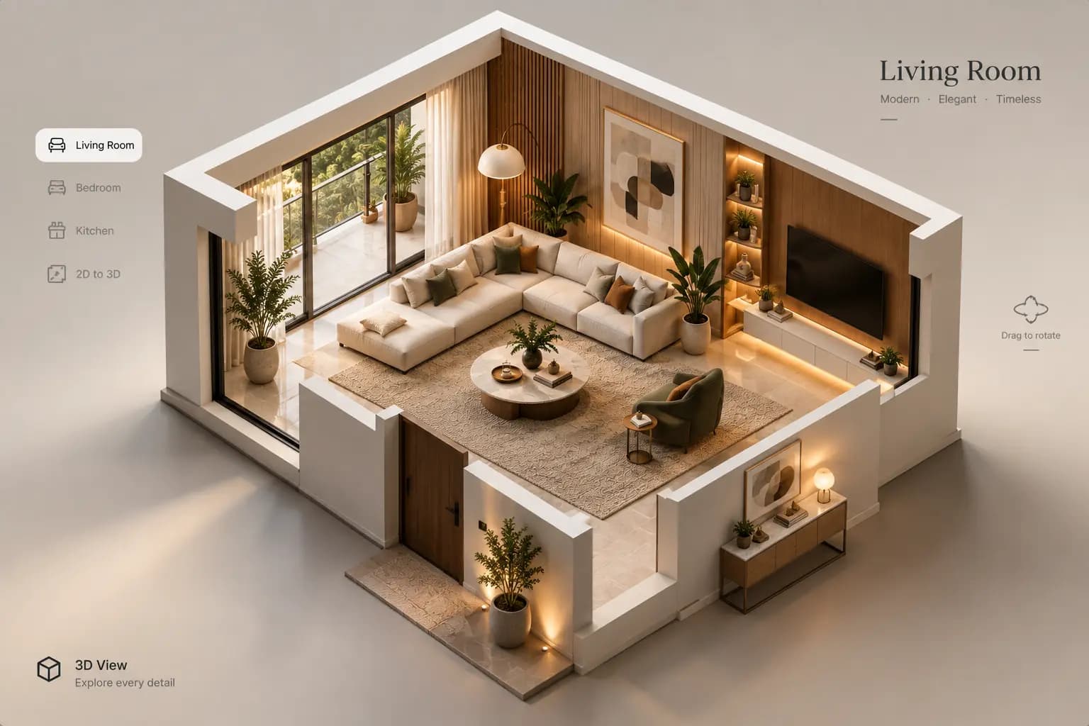 3D Interactive Model Showcase