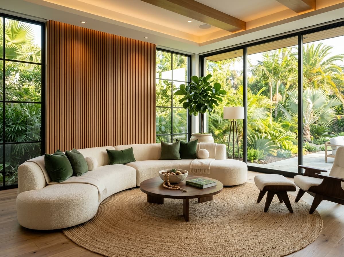 Crafts By Elegance luxury curved living room