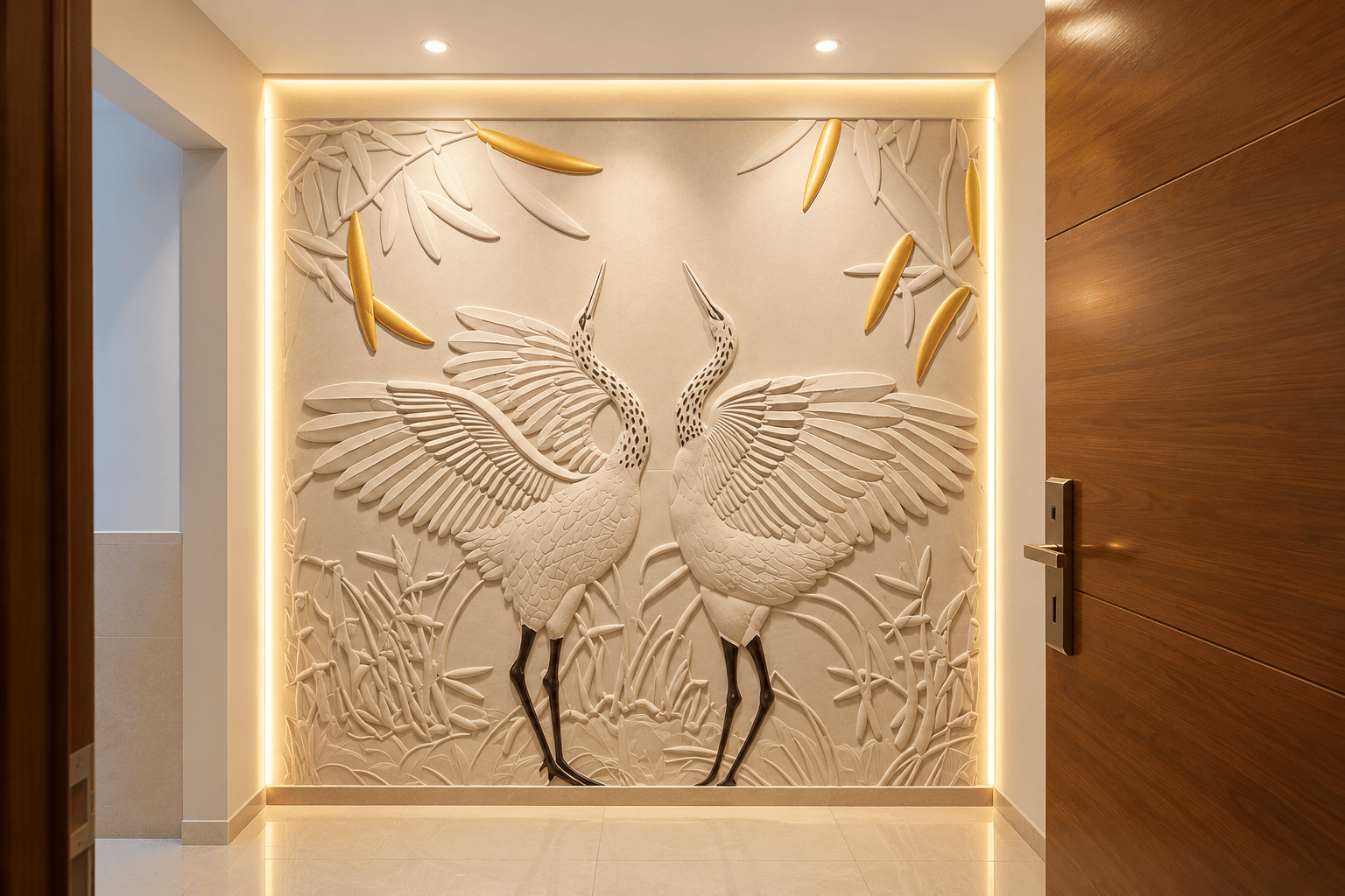 Warm Contemporary Hall