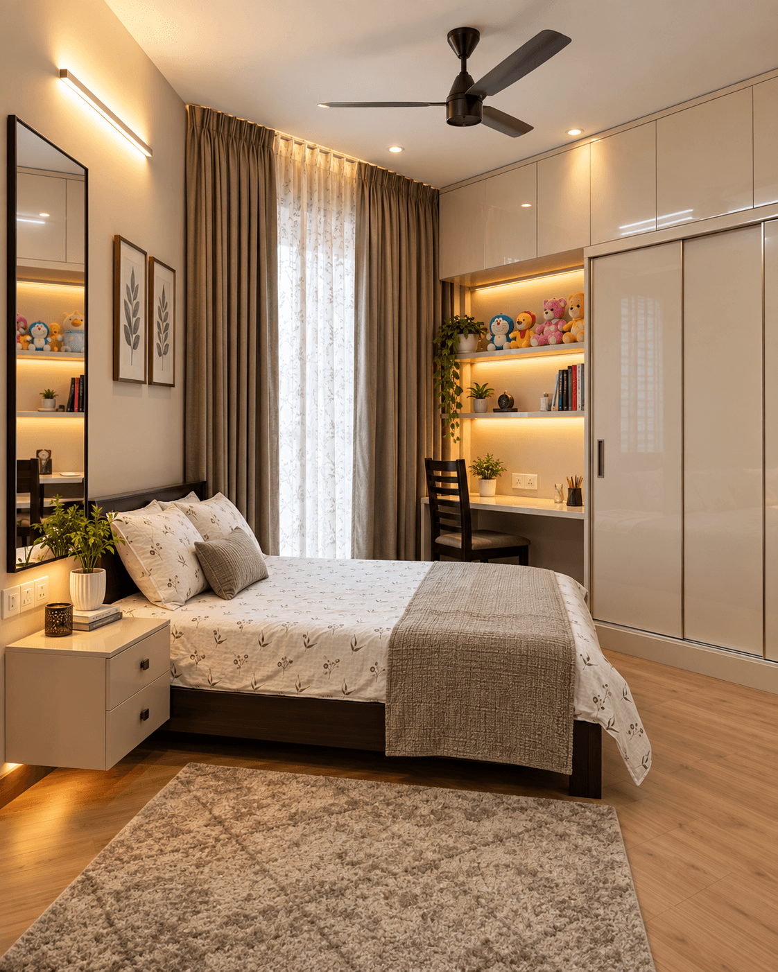 Minimalist Bedroom Retreat - View 1